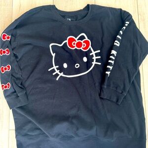 Women's XL Hello Kitty crewnwck